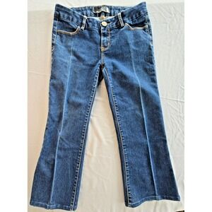 Y2K Low rise Jeans Blue Seduction Flared Retro Preppy School Country Bohemian